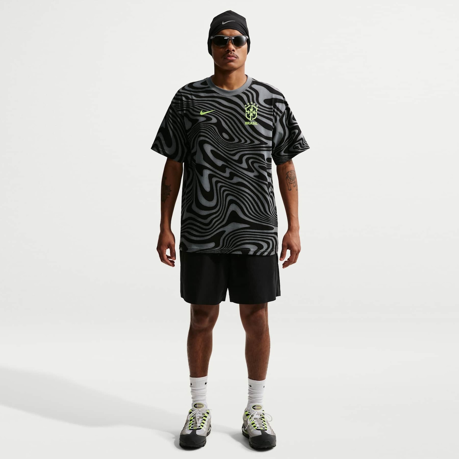 Camiseta Brasil Nike AOP Masculina - Foto 2