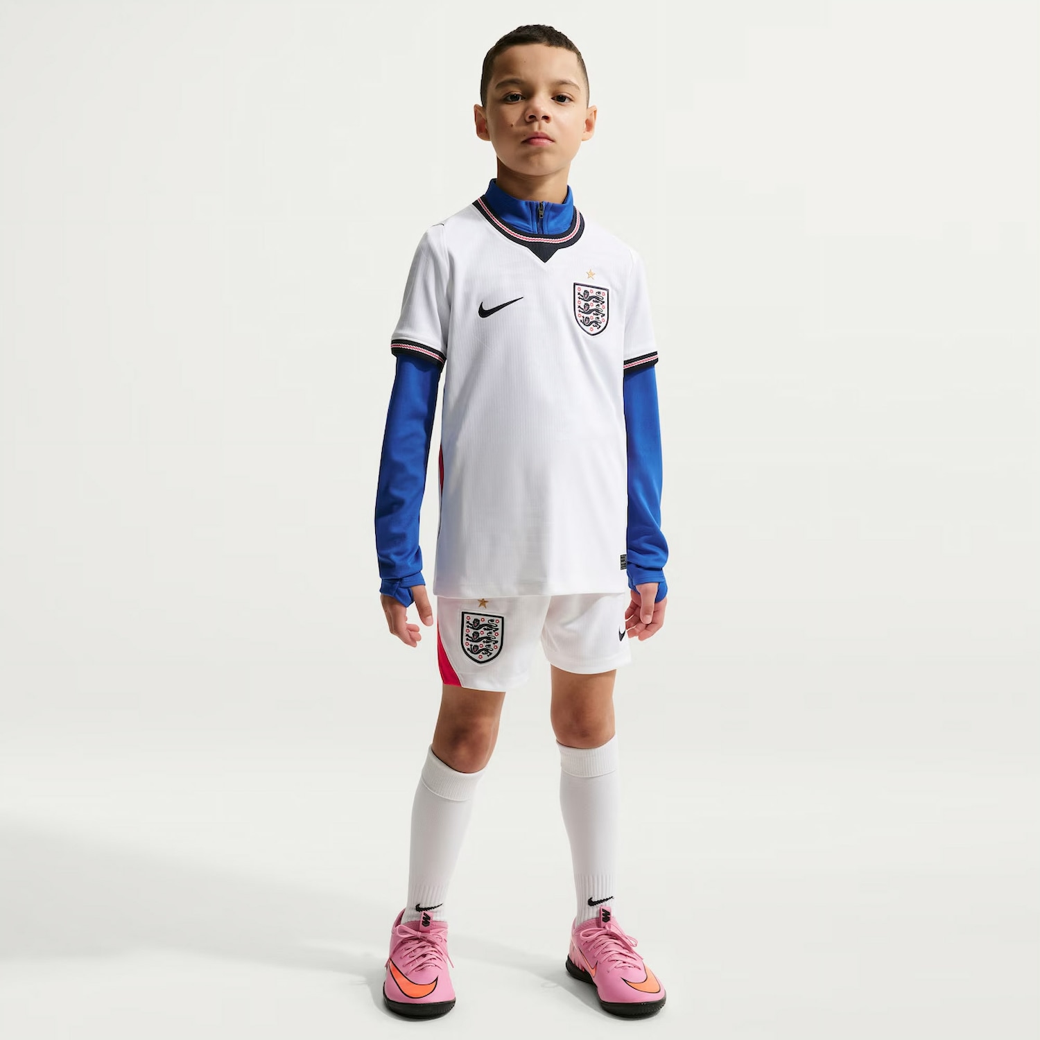 Camisa Inglaterra Nike I 2026 Torcedor Infantil - Foto 4