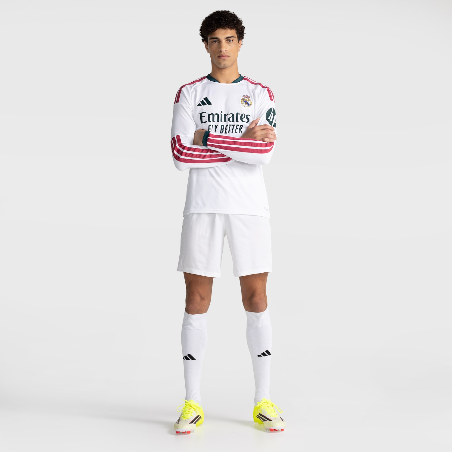 Camisa Manga Longa Real Madrid I 2026/27 adidas Torcedor Masculina - Foto 3