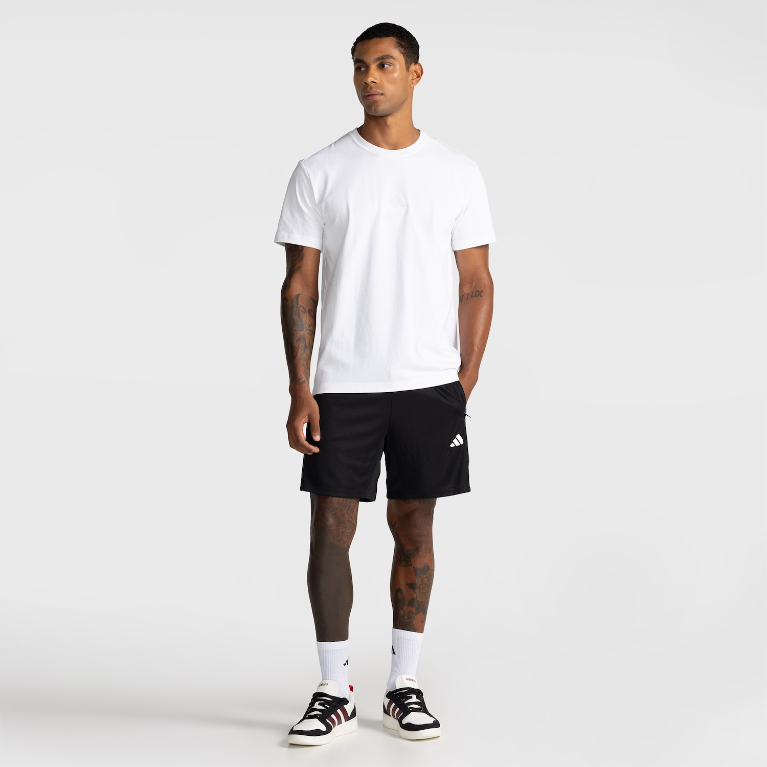Bermuda adidas 3 Stripes Masculina - Foto 3