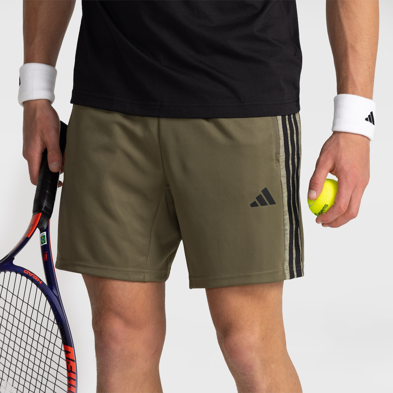 Bermuda adidas 3 Stripes Masculina - Foto 1