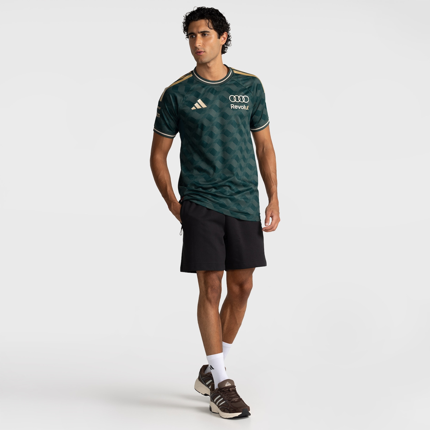 Camisa adidas Audi Revolut São Paulo Masculina - Foto 3