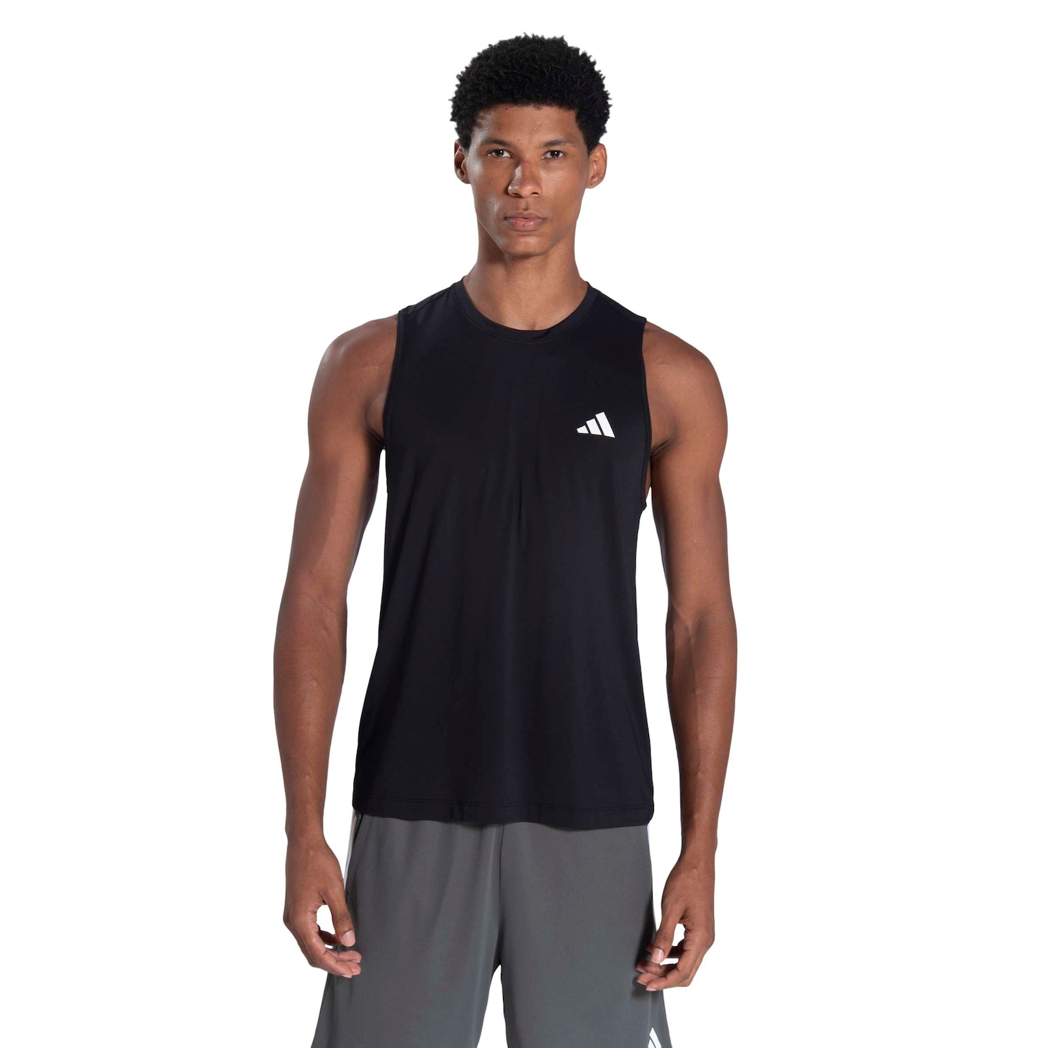 Camiseta Regata adidas Treino 3S Unissex - Foto 1