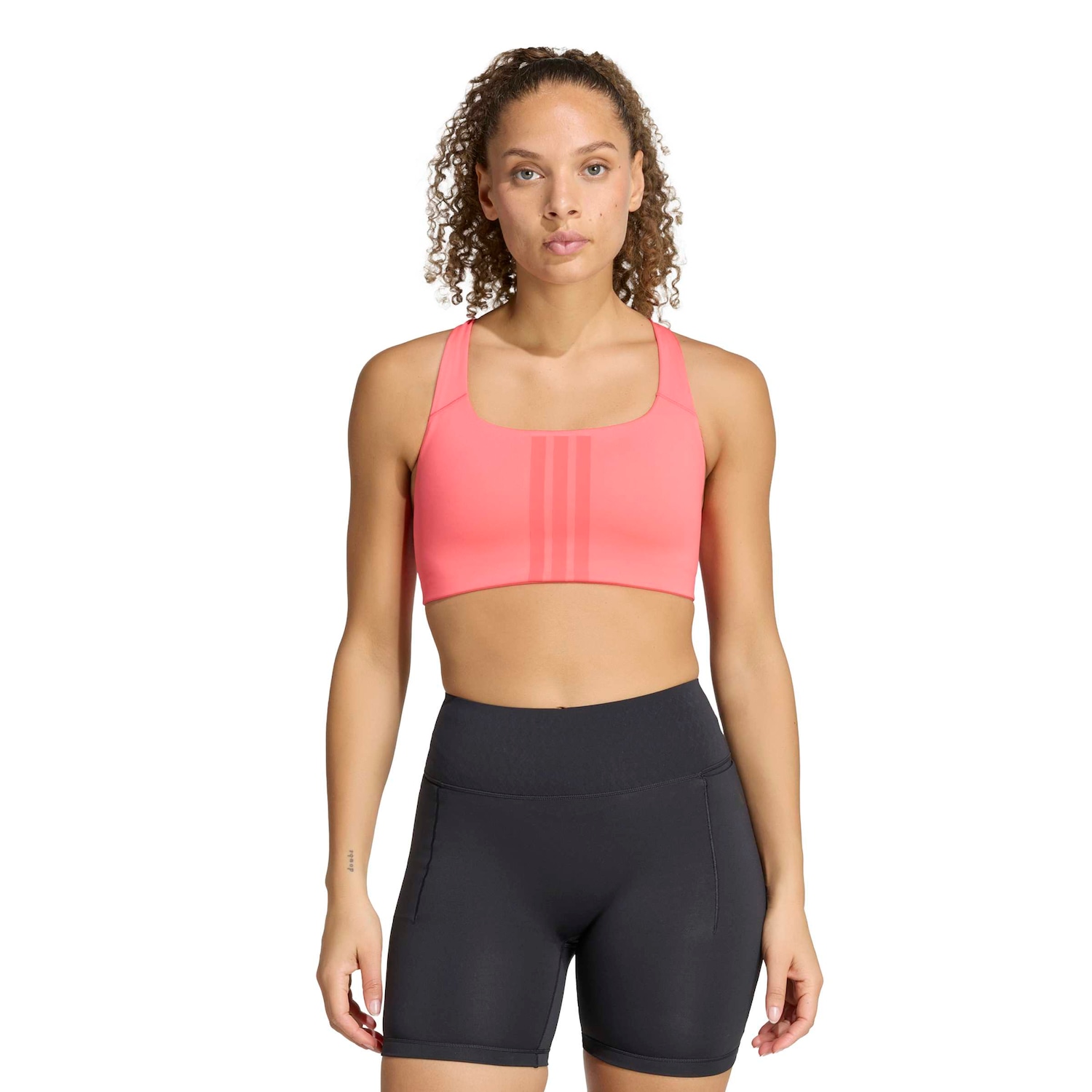 Top adidas Optime Suporte Médio Feminino - Foto 1