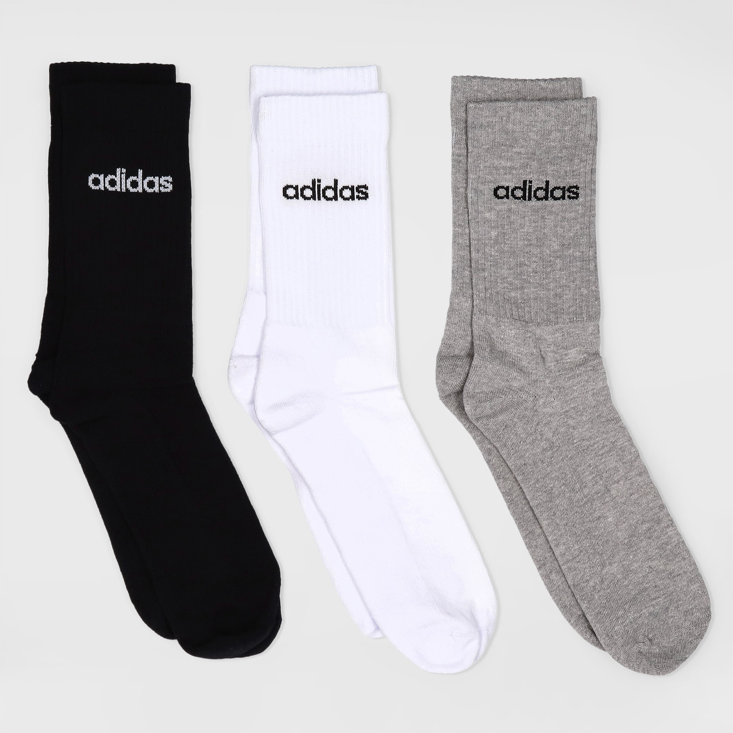 Meia Adidas C Lin Crew Unissex - Foto 1