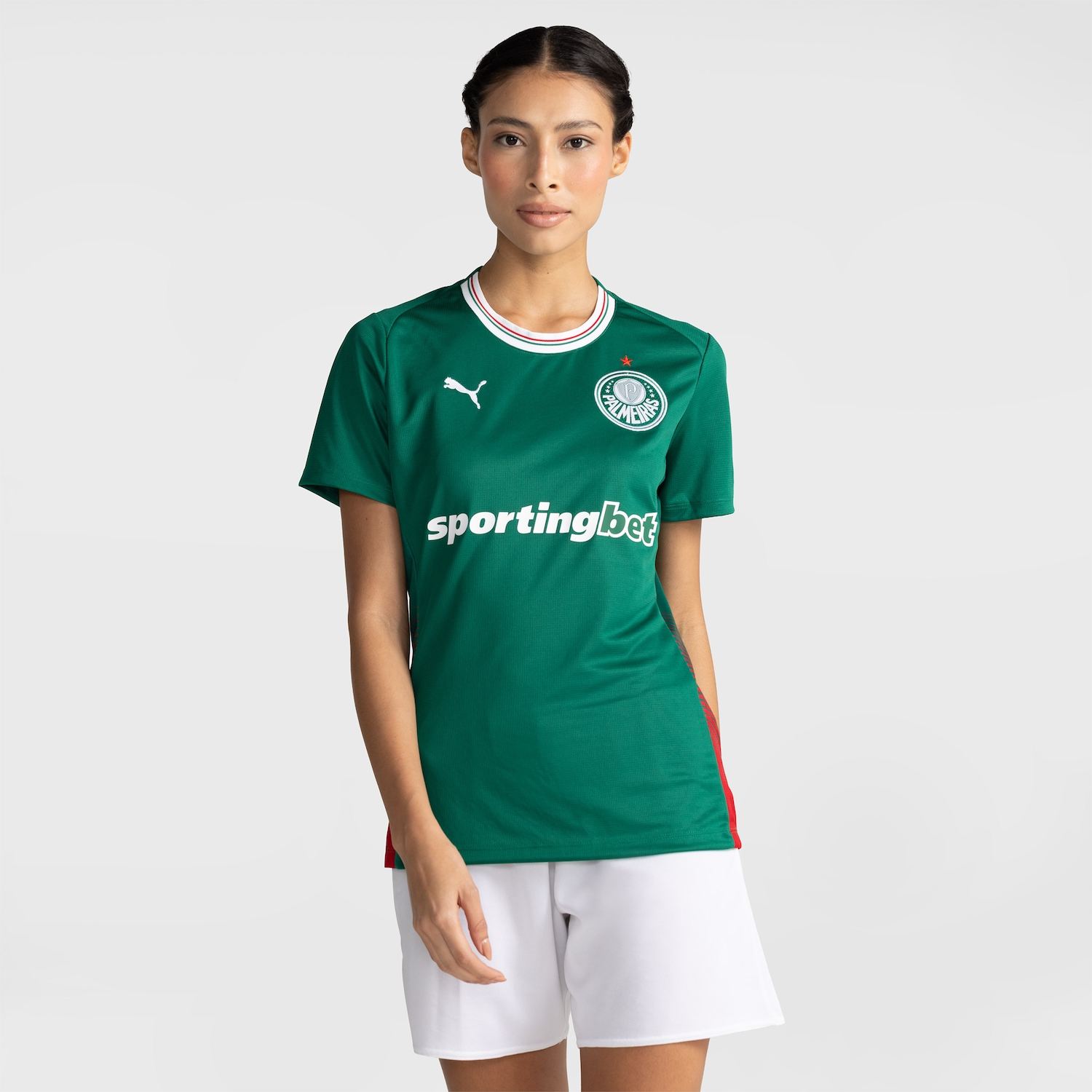 Camisa do Palmeiras I 2026 Puma Feminina - Foto 1