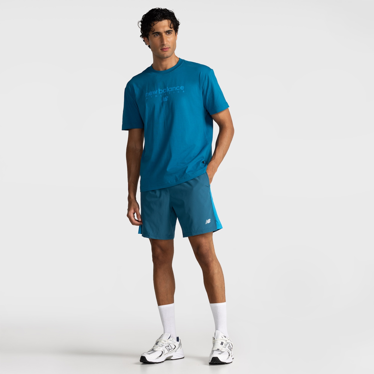 Camiseta New Balance Sport Linear Graphic Masculina - Foto 3