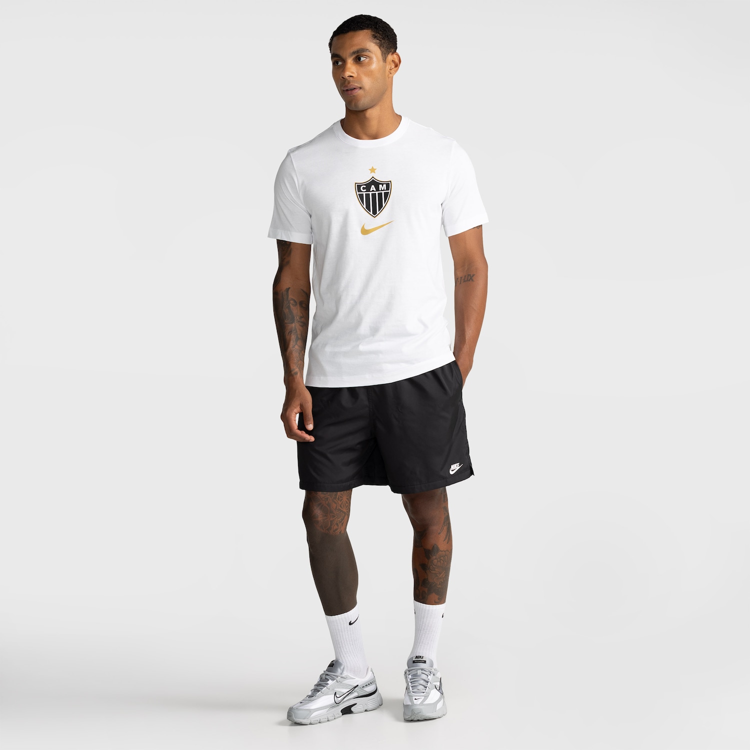 Camiseta do Atlético MG Nike Crest Tee Masculina - Foto 3
