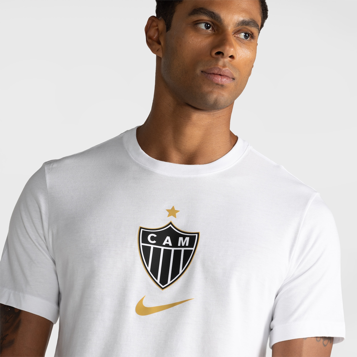 Camiseta do Atlético MG Nike Crest Tee Masculina - Foto 4