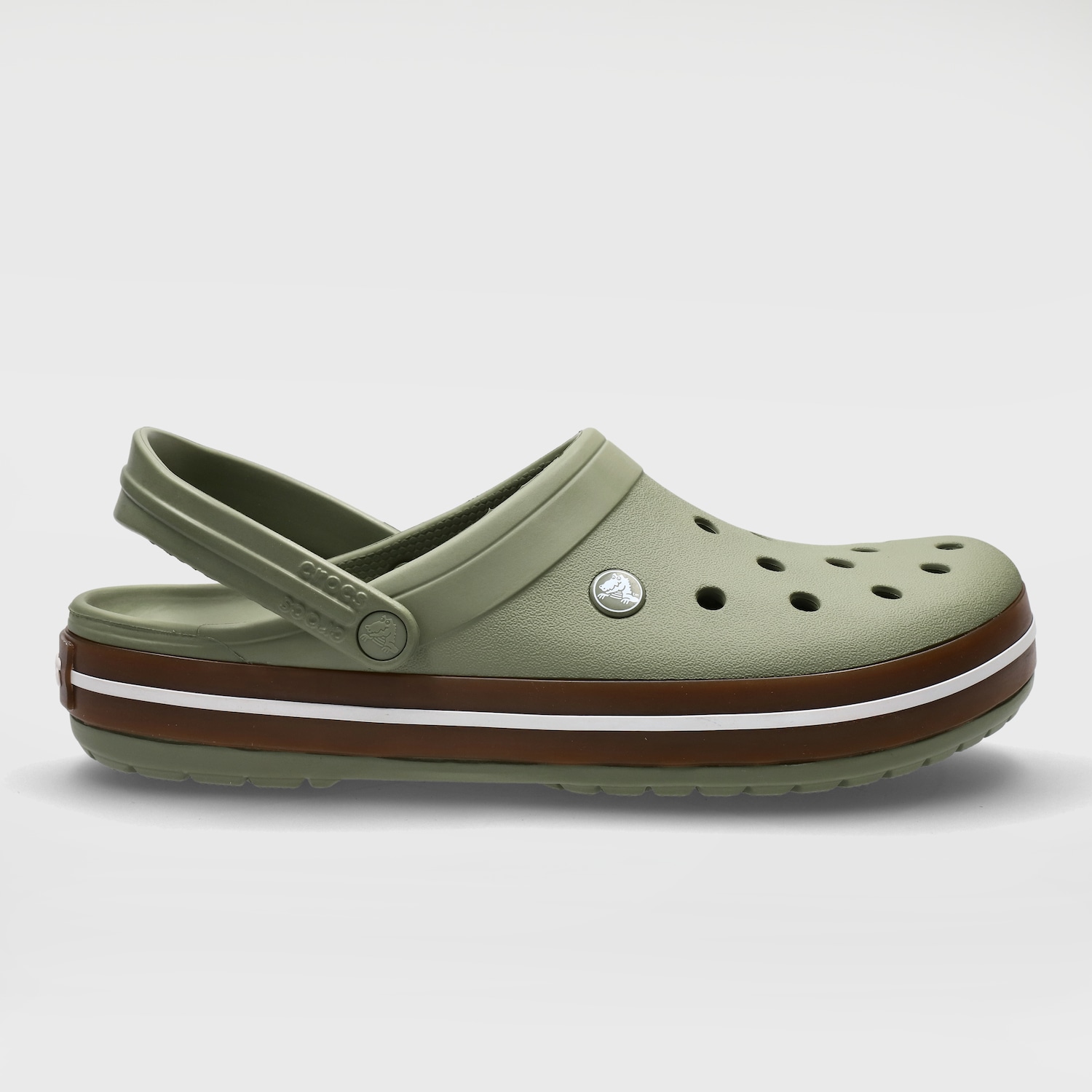 Sandália Crocs Crocband Gum Clog Unissex - Foto 1