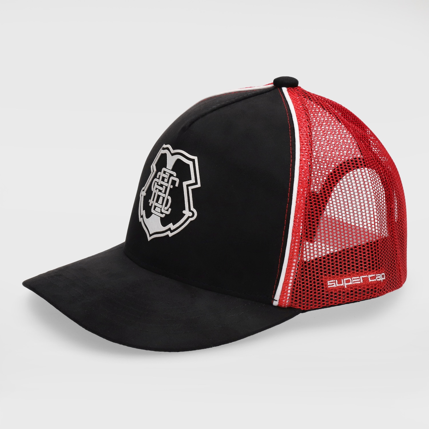 Boné Unissex do Santa Cruz Super Cap Silk e Bordado Aba Curva - Foto 1