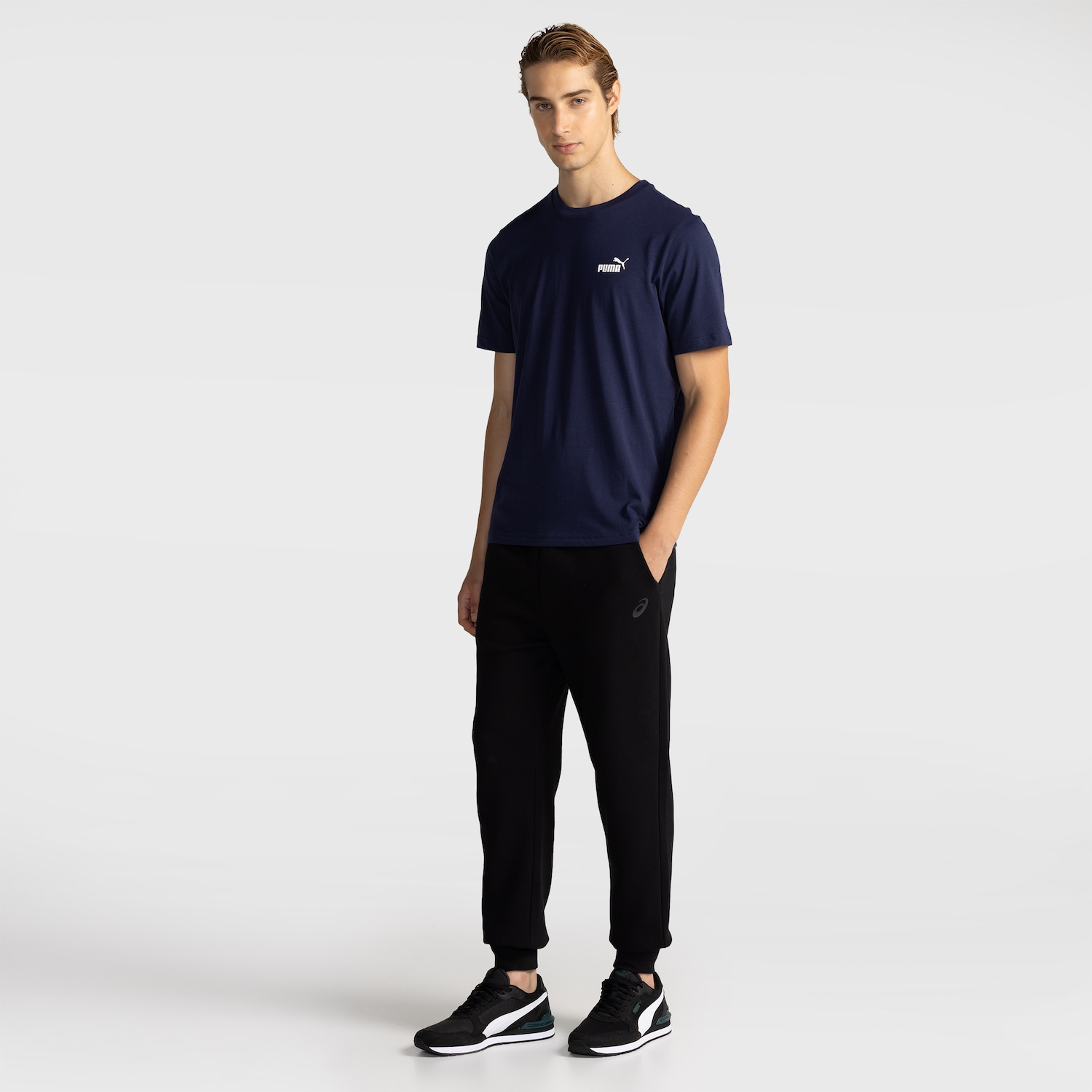Camiseta Manga Longa Puma Small Logo Unissex - Foto 3