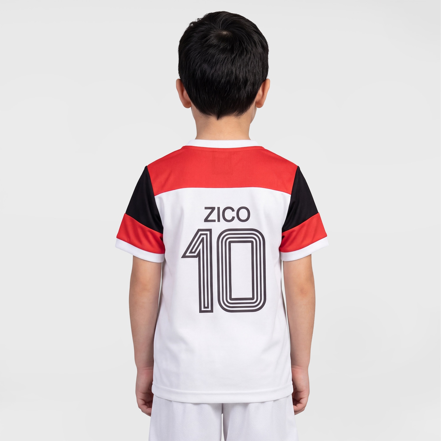 Camisa do Flamengo Zico Braziline Premium Infantil - Foto 2