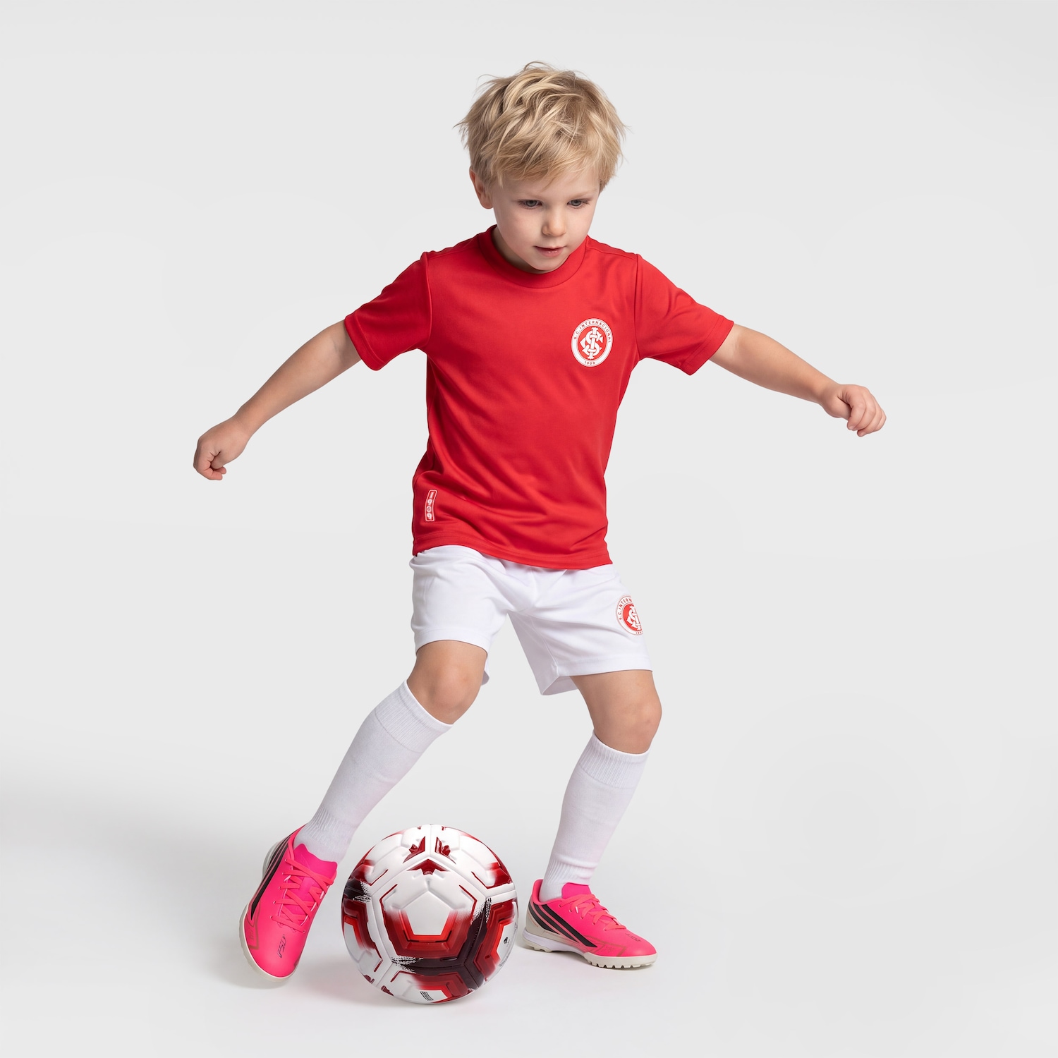 Kit Uniforme do Internacional 1909 Betel Infantil - Foto 3