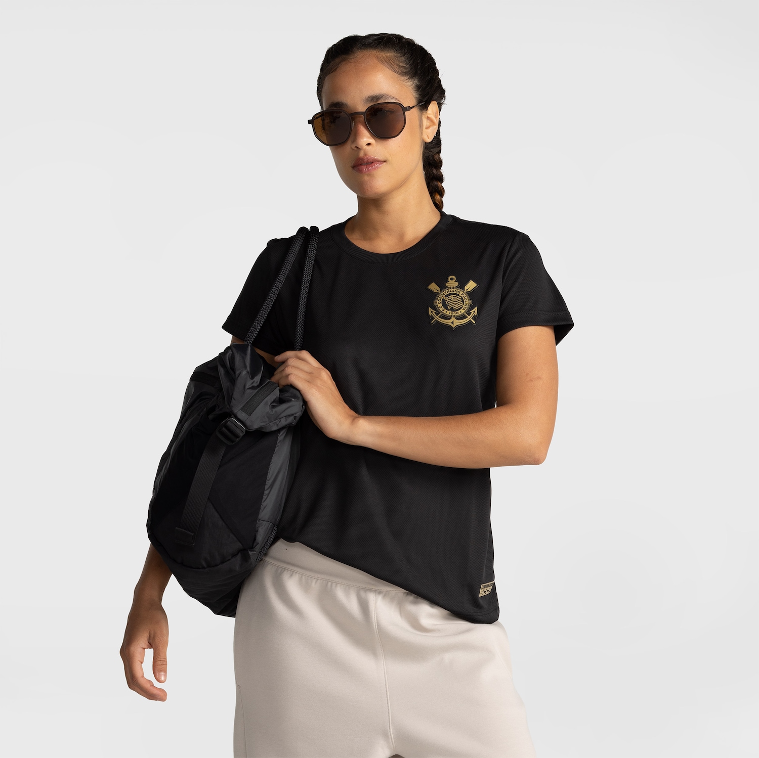 Camisa Corinthians Dry Escudo TPU Feminina - Foto 1