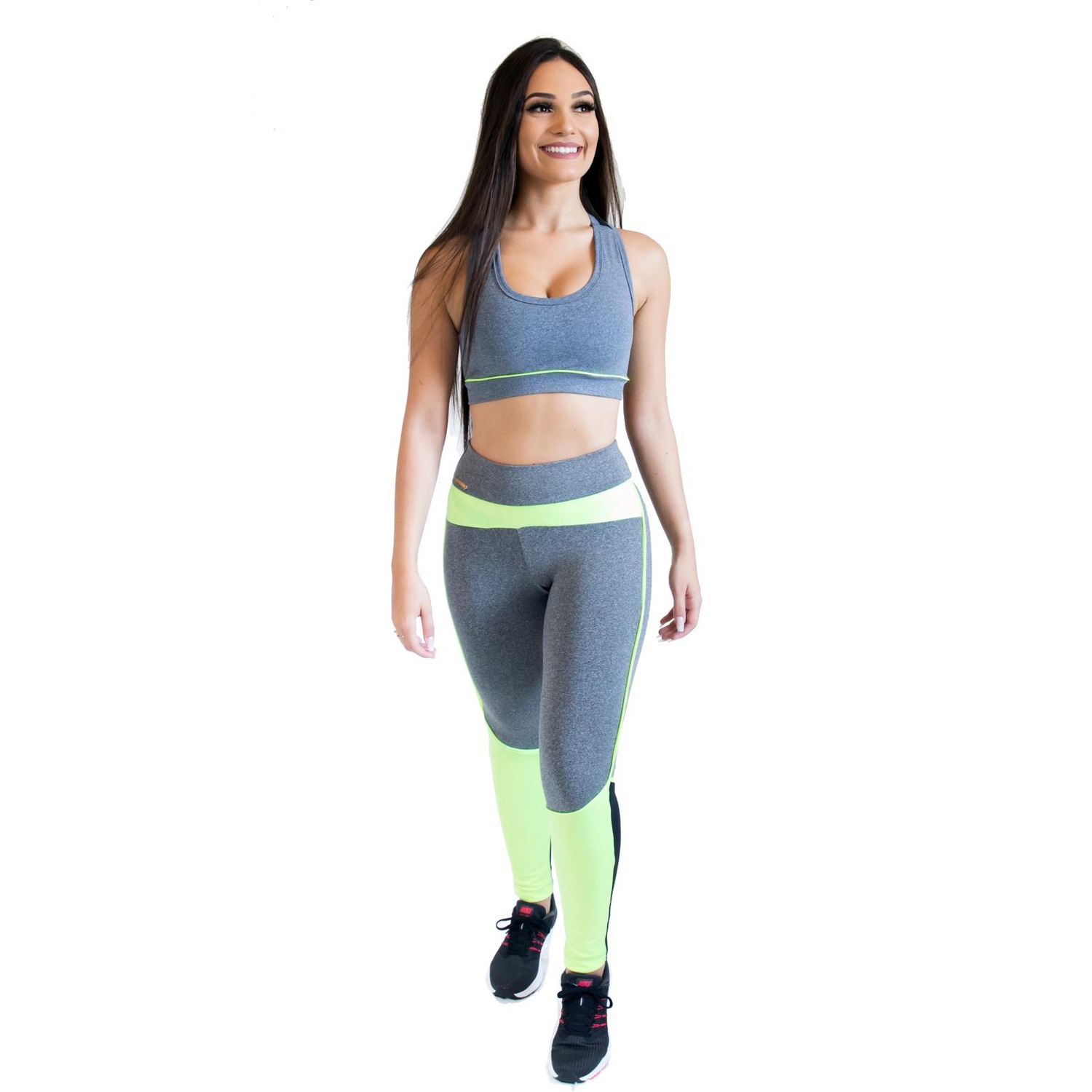 Calça Legging Fit Training Brasil Scissor Training - Feminina - Foto 1