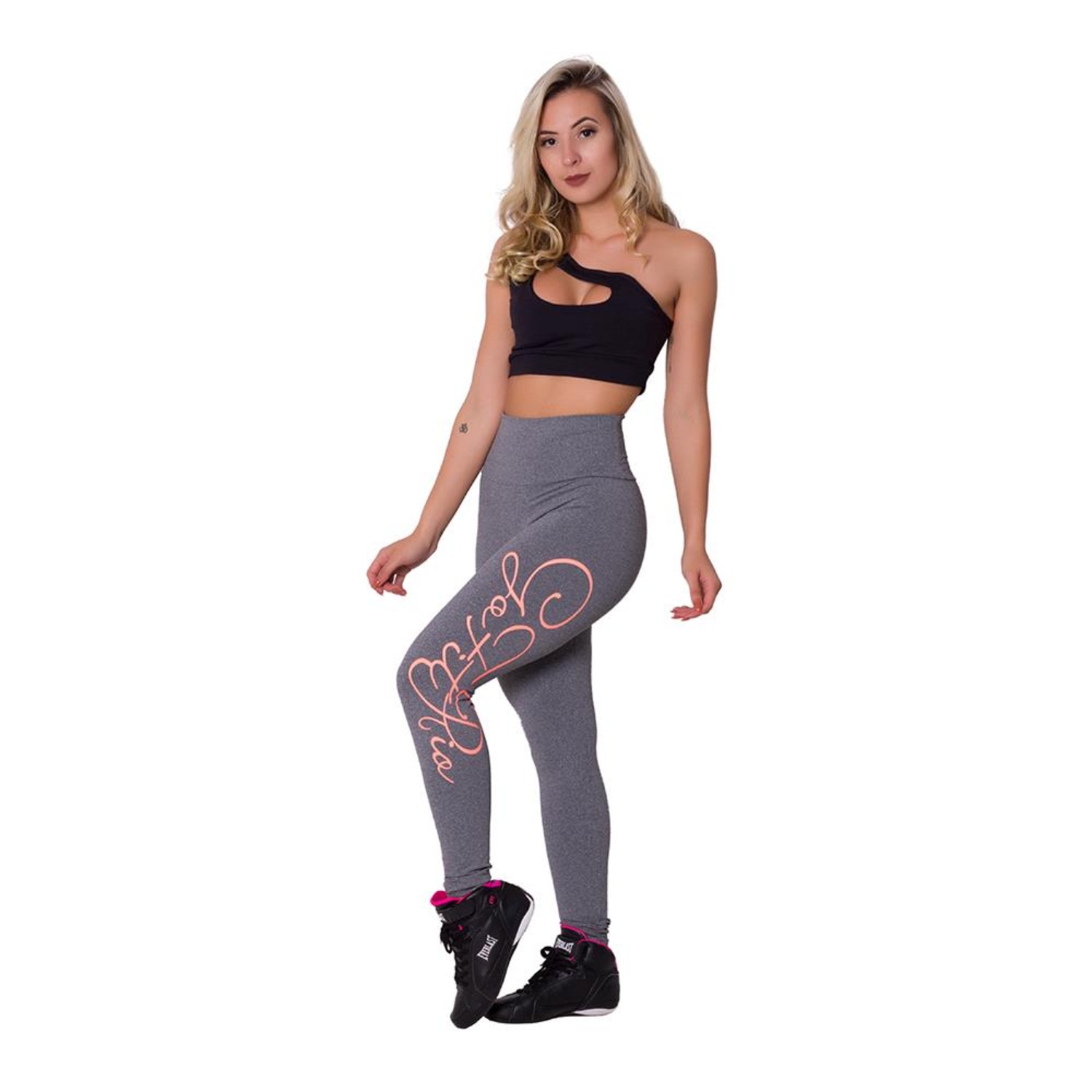 Calça Legging Go Fit Rio Assinatura - Feminina - Foto 1
