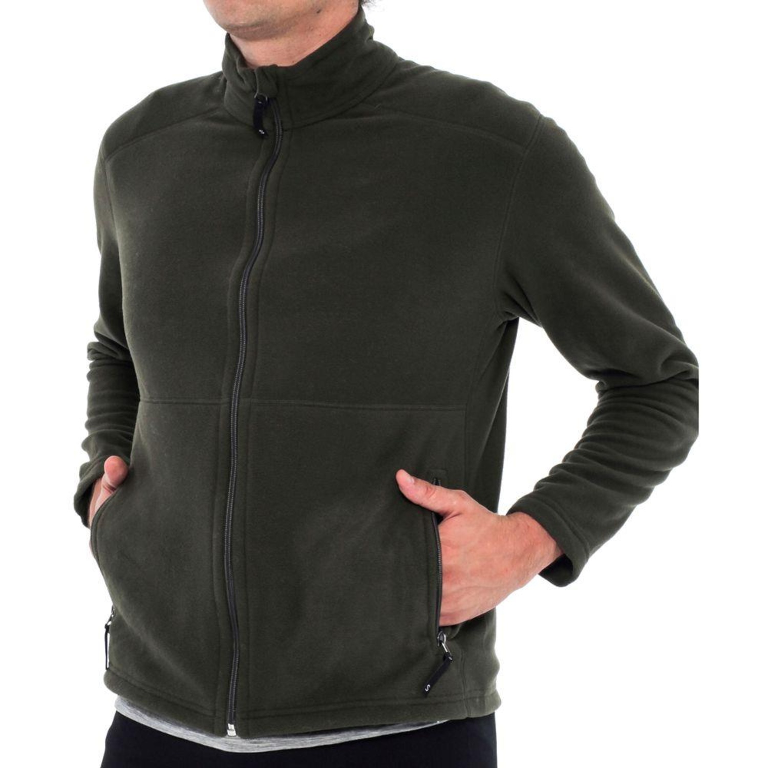 Jaqueta Solo Microfleece II com Zíper - Masculina - Foto 2