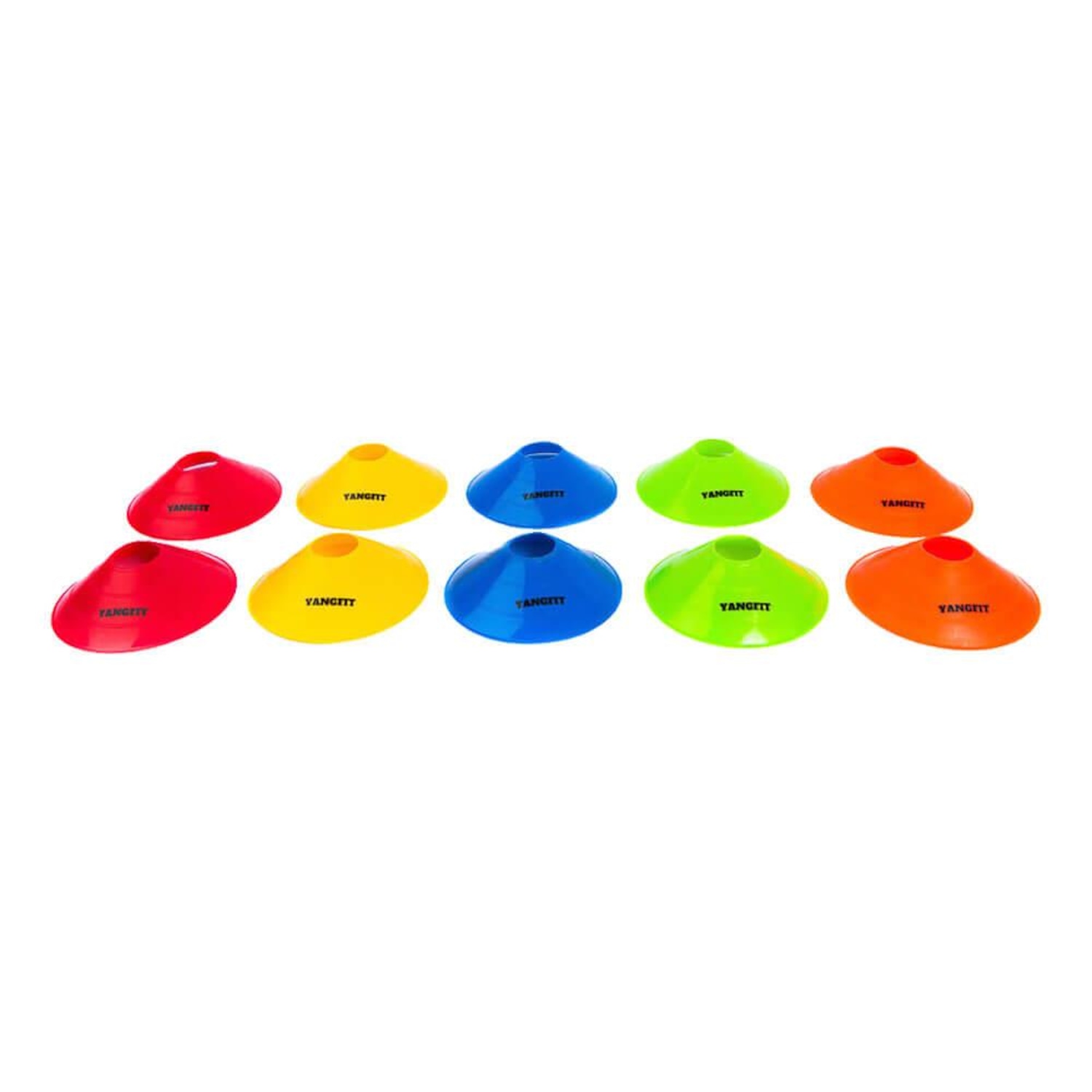 Kit de Chapéu Chinês Yangfit Half Cones com 10 Unidades - Foto 1