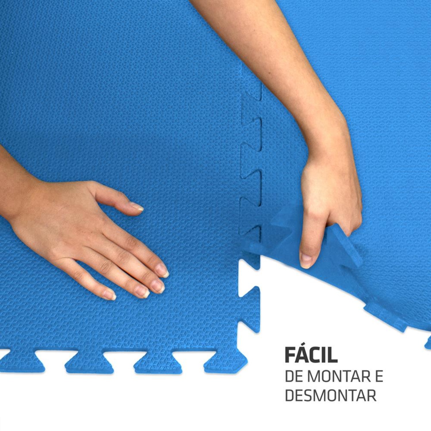 Tapete Fitness de Encaixe Muvin - 4 Peças - Foto 3