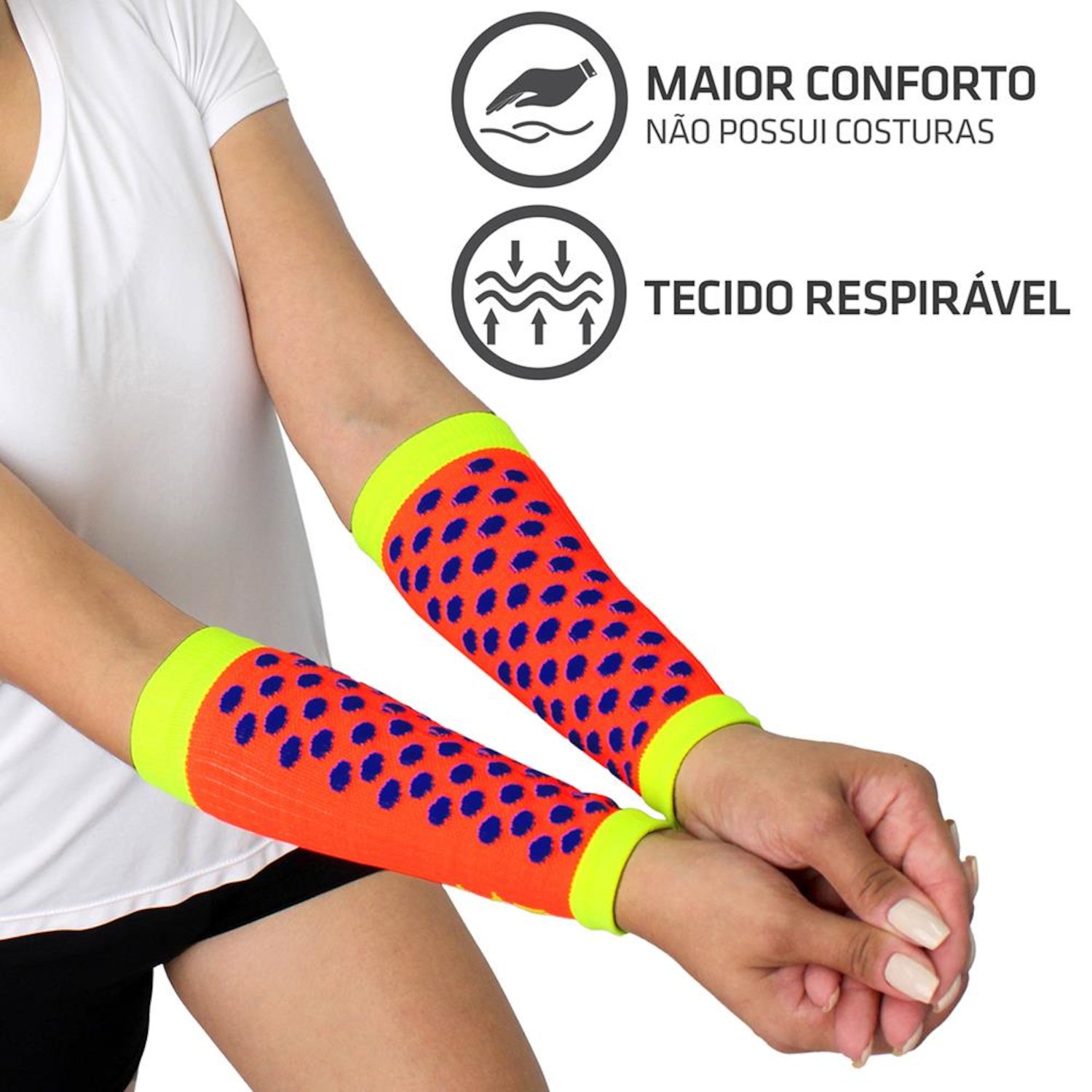 Manguito Curto Muvin MGT-400 Voleibol Elite Unissex - Adulto - Foto 3