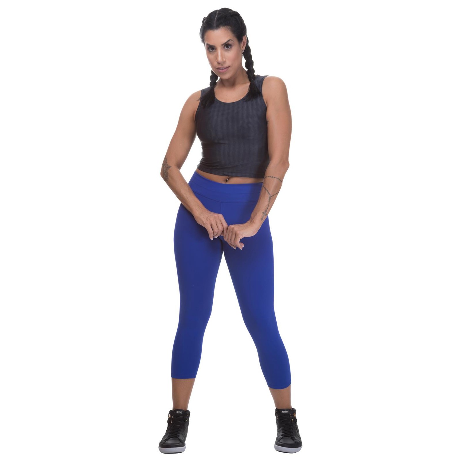 Calça Legging Miss Blessed Capri Suplex - Feminina - Foto 3