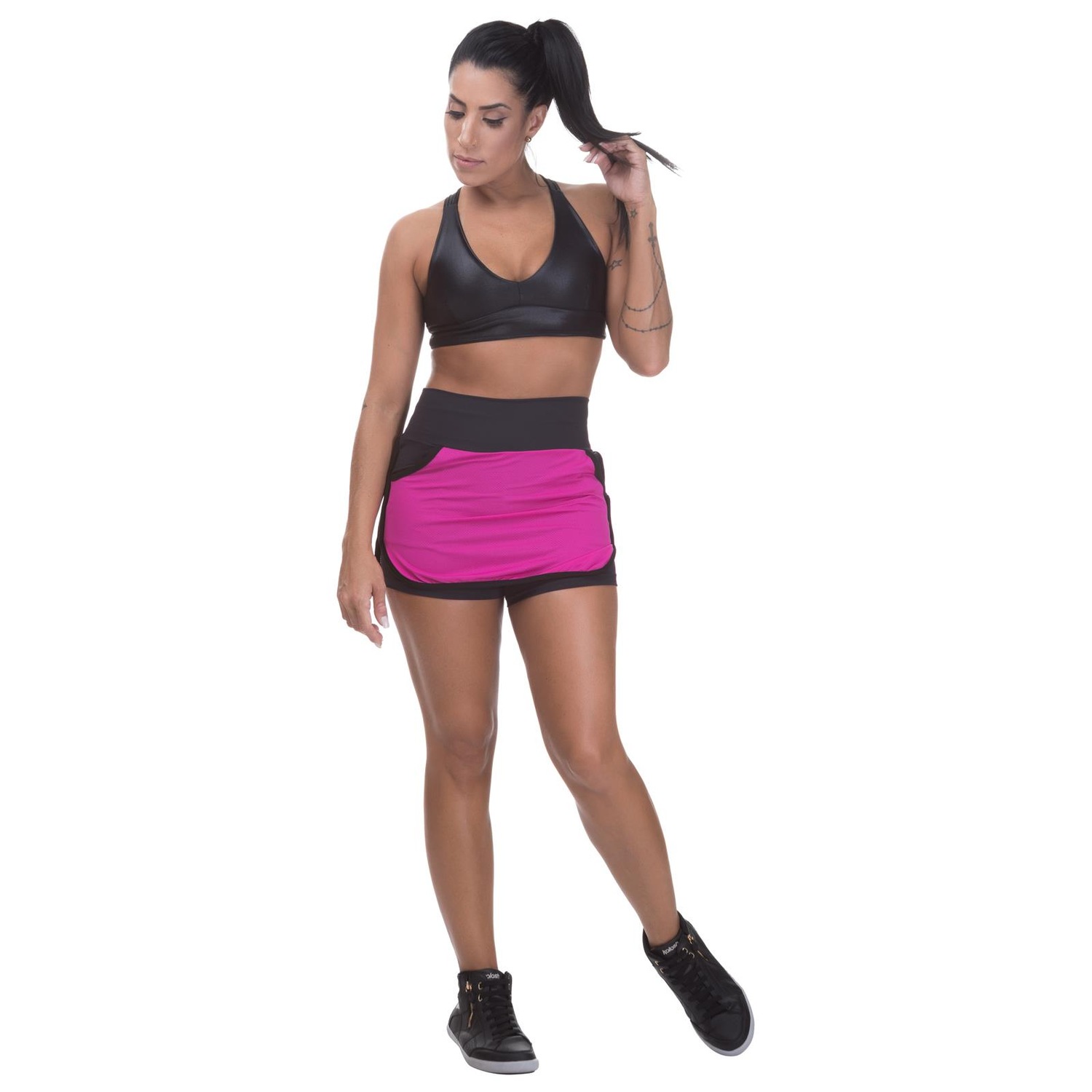 Shorts Saia Mis Blessed com Dry Fit - Feminino - Foto 3