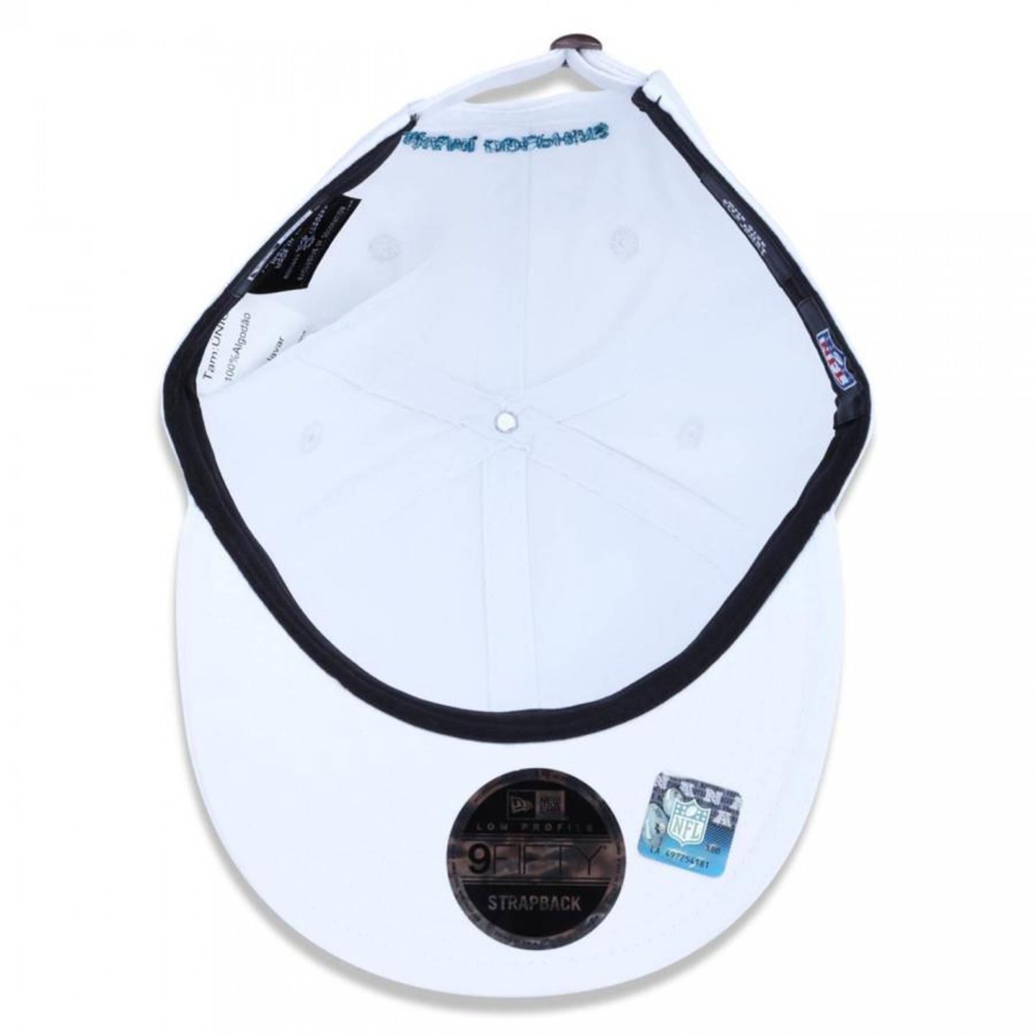 Boné Aba Reta New Era 950 Original Fit Miami Dolphins NFL NBA - 39099 - Snapback - Adulto - Foto 4