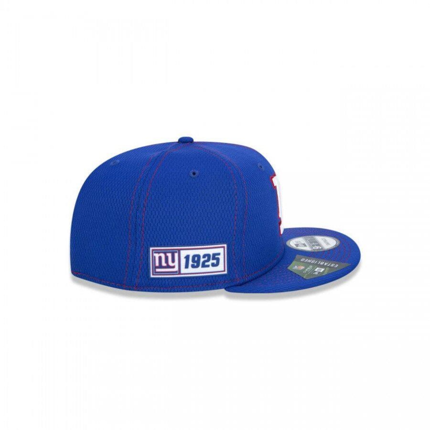 Boné Aba Reta New Era 9Fifty On-Field Coleção Sideline NFL New York Giants - Snapback - Adulto - Foto 2