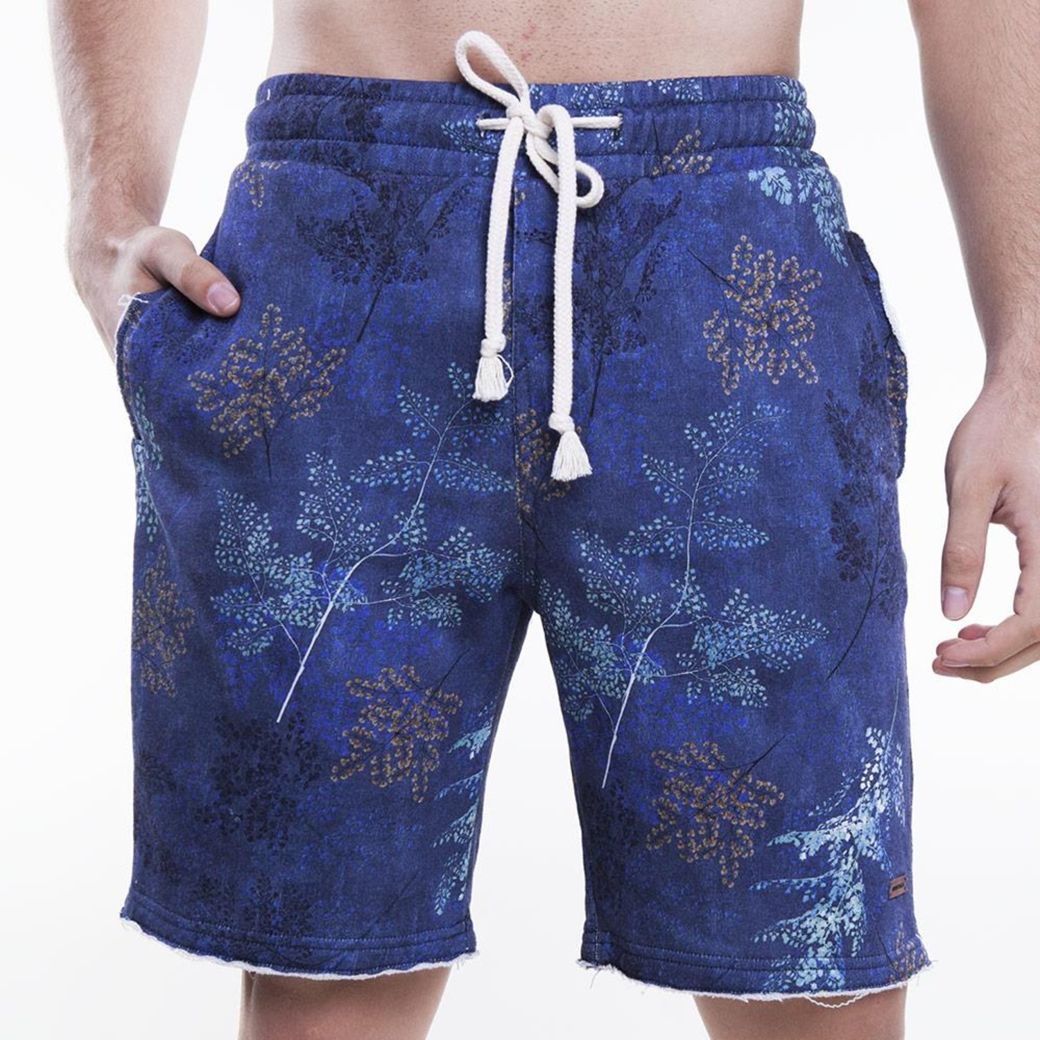 Bermuda de moletom Mormaii All Blue Vista - Masculina - Foto 1