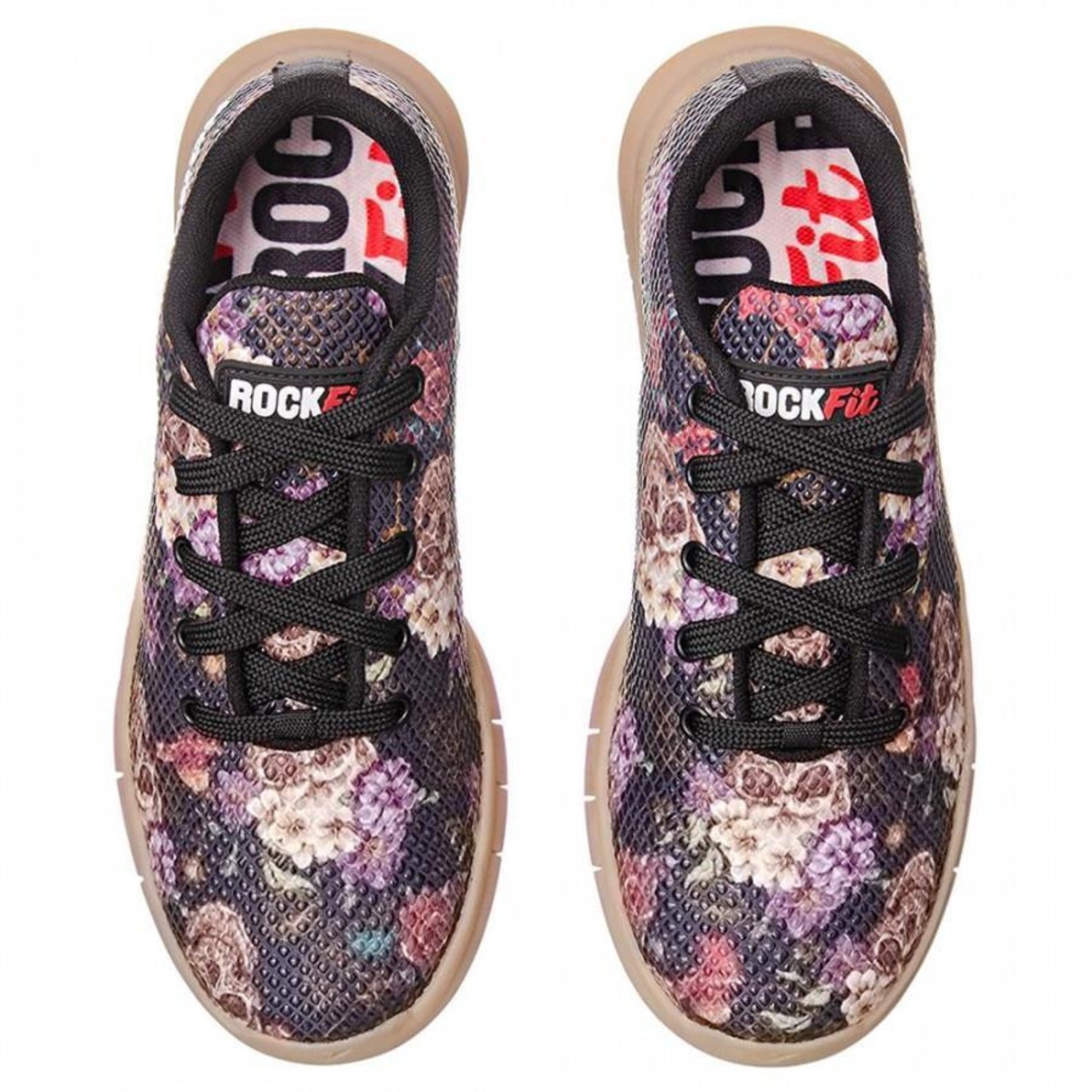 Tênis Rock Fit Grip 2 Skull Flowers Sola - Masculina - Foto 4