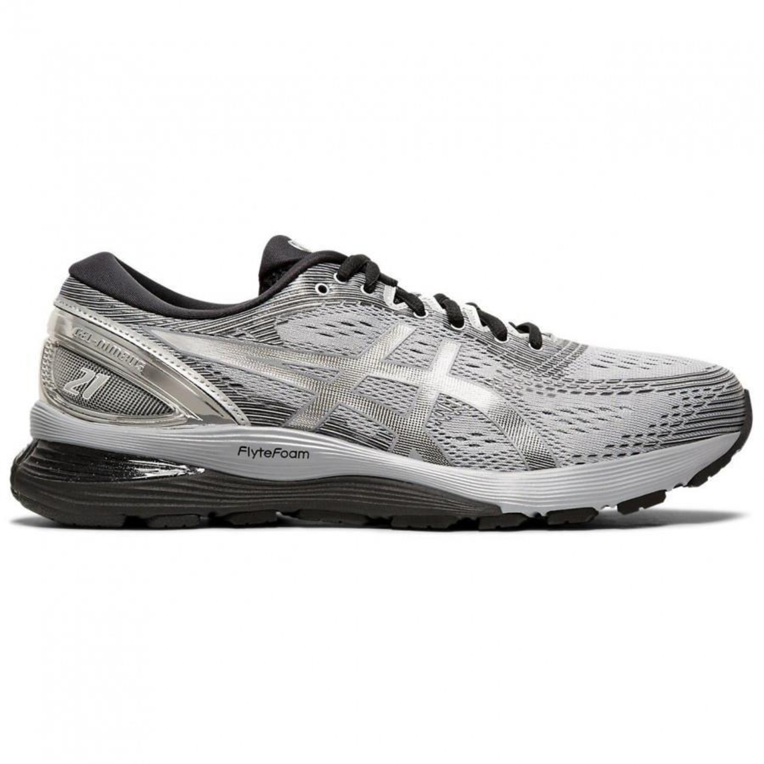 Tênis Asics Gel-Nimbus 21 Platinum - Masculino - Foto 1