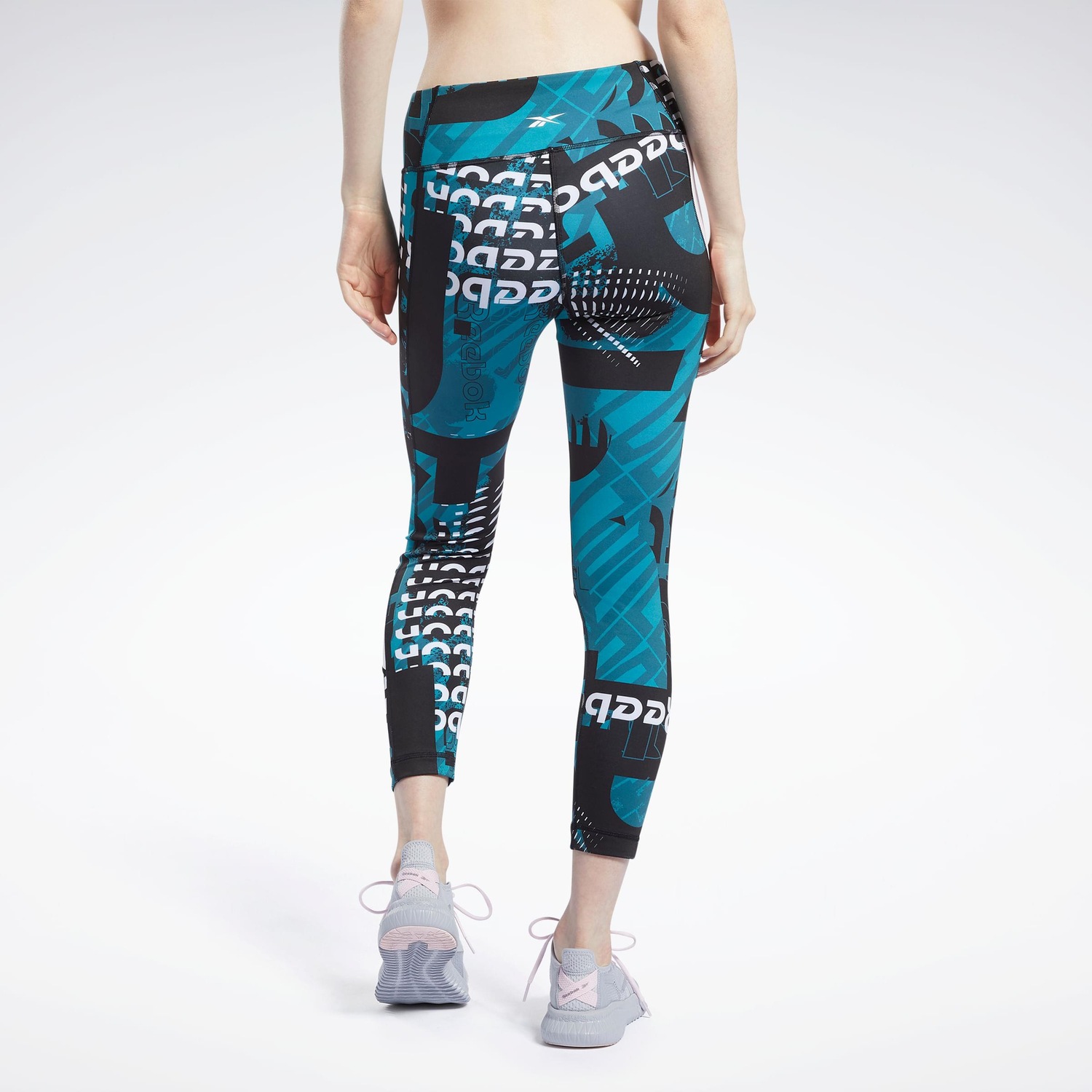 Calça Legging Reebok Meet You There Allover Print - Feminina - Foto 3