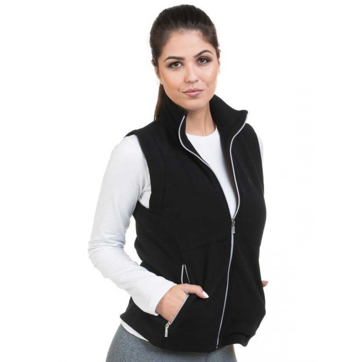 Colete Fleece Extreme UV Thermo Soft com Proteção Solar - Feminino - Foto 1