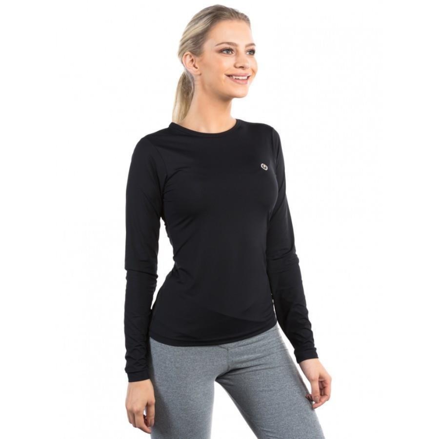 Camiseta Térmica  Manga Longa Extreme UV - Feminina - Foto 1