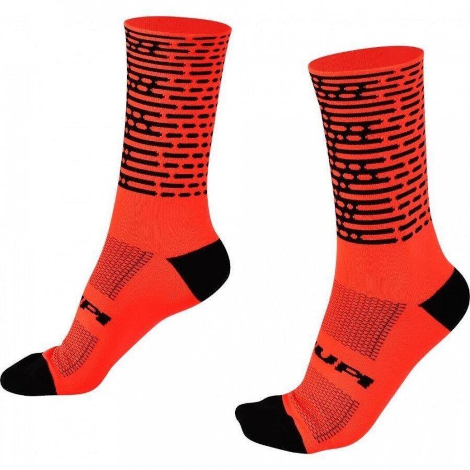 Meia para Corrida HUPI Biometria Neon - 36 ao 42 - Adulto - Foto 1
