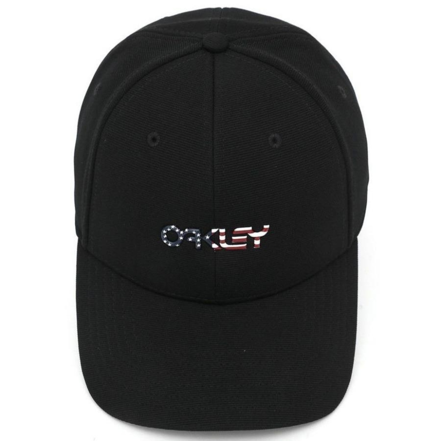 Boné Aba Curva Oakley 6 Panel Stretch Oakley Metallic - Fechado - Adulto - Foto 3