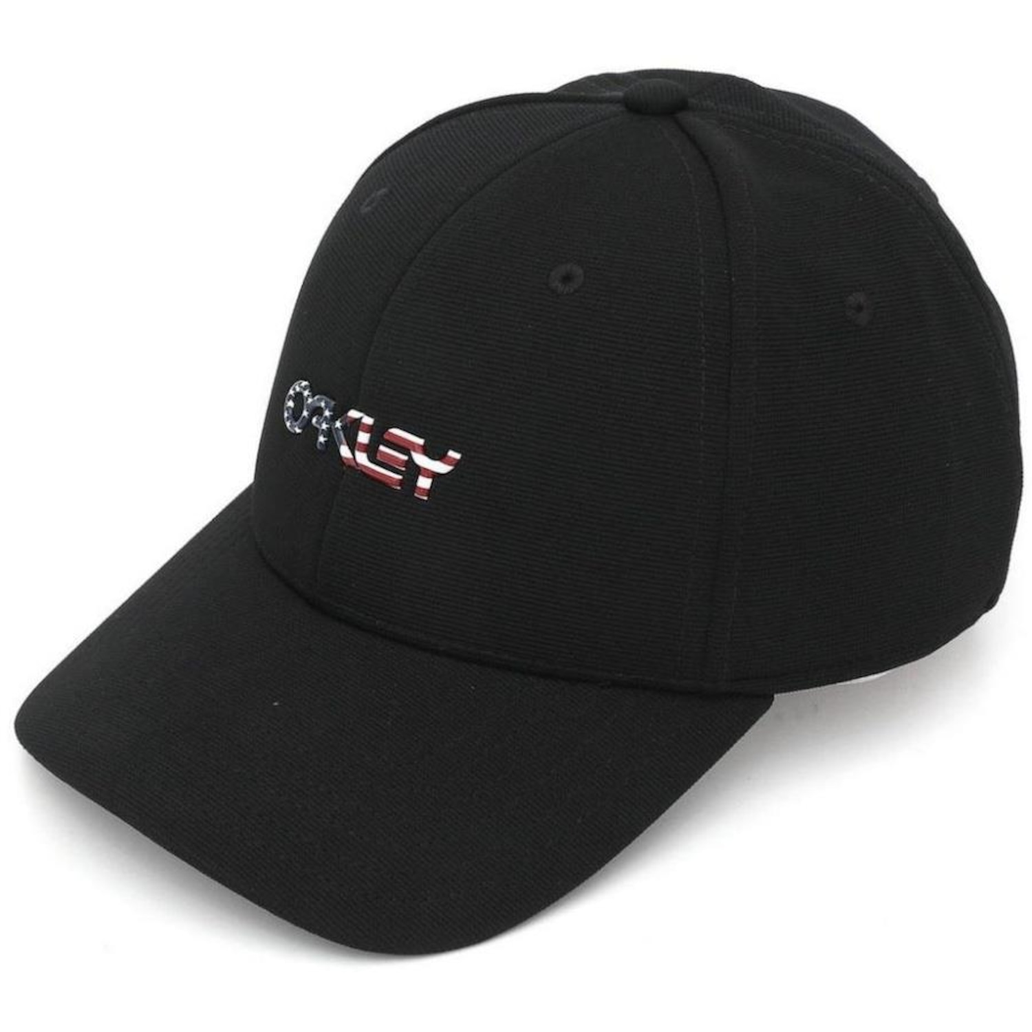 Boné Aba Curva Oakley 6 Panel Stretch Oakley Metallic - Fechado - Adulto - Foto 1