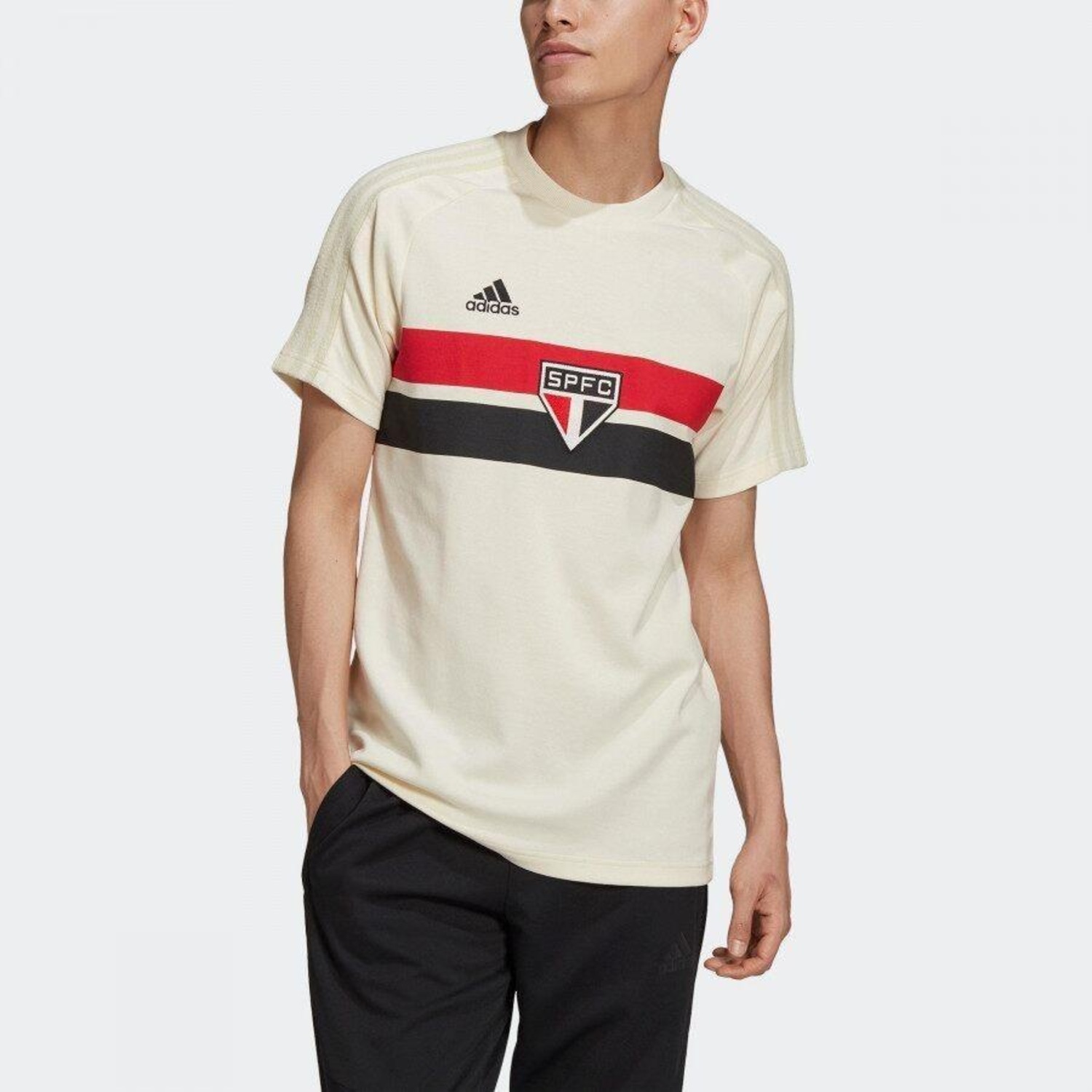 Camiseta do São Paulo adidas Street Graphic - Masculina - Foto 3