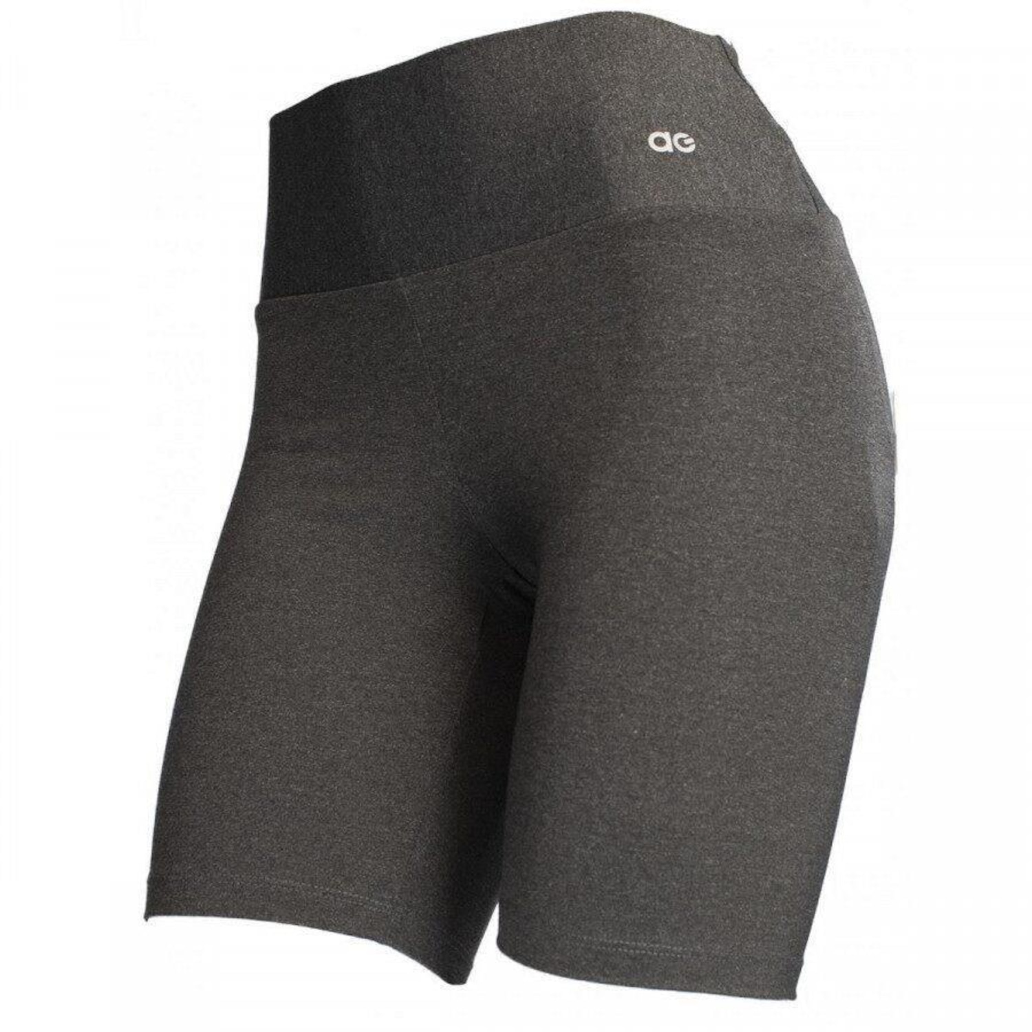 Shorts Alto Giro Meia Coxa - Feminino - Foto 1