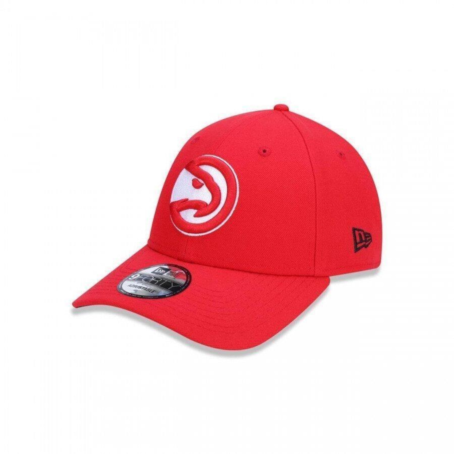 Boné Aba Curva New Era 9Forty Nba Atlanta Hawks - Snapback - Adulto - Foto 1