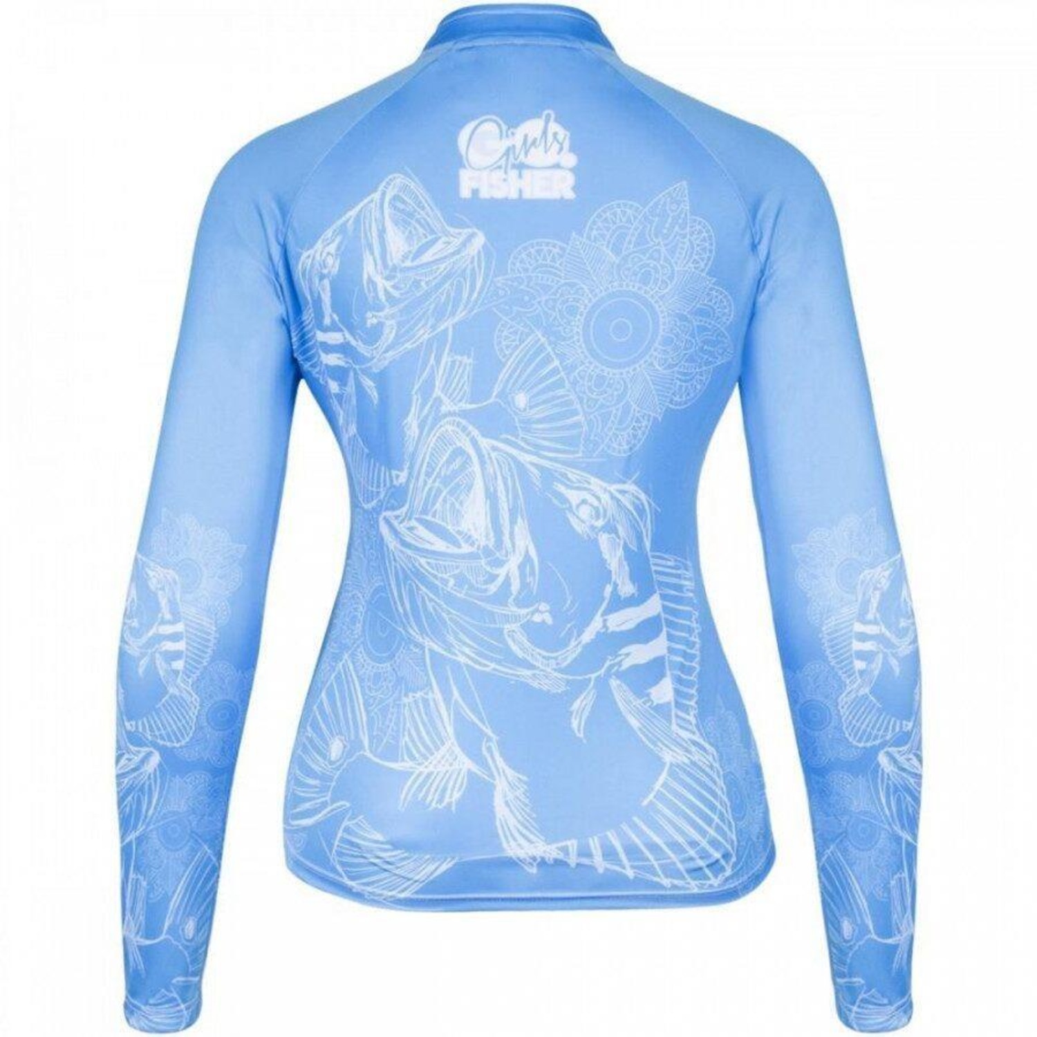 Camiseta Manga Longa de Pesca Go Fisher Tucunaré Açu GOG07 - Feminina - Foto 2