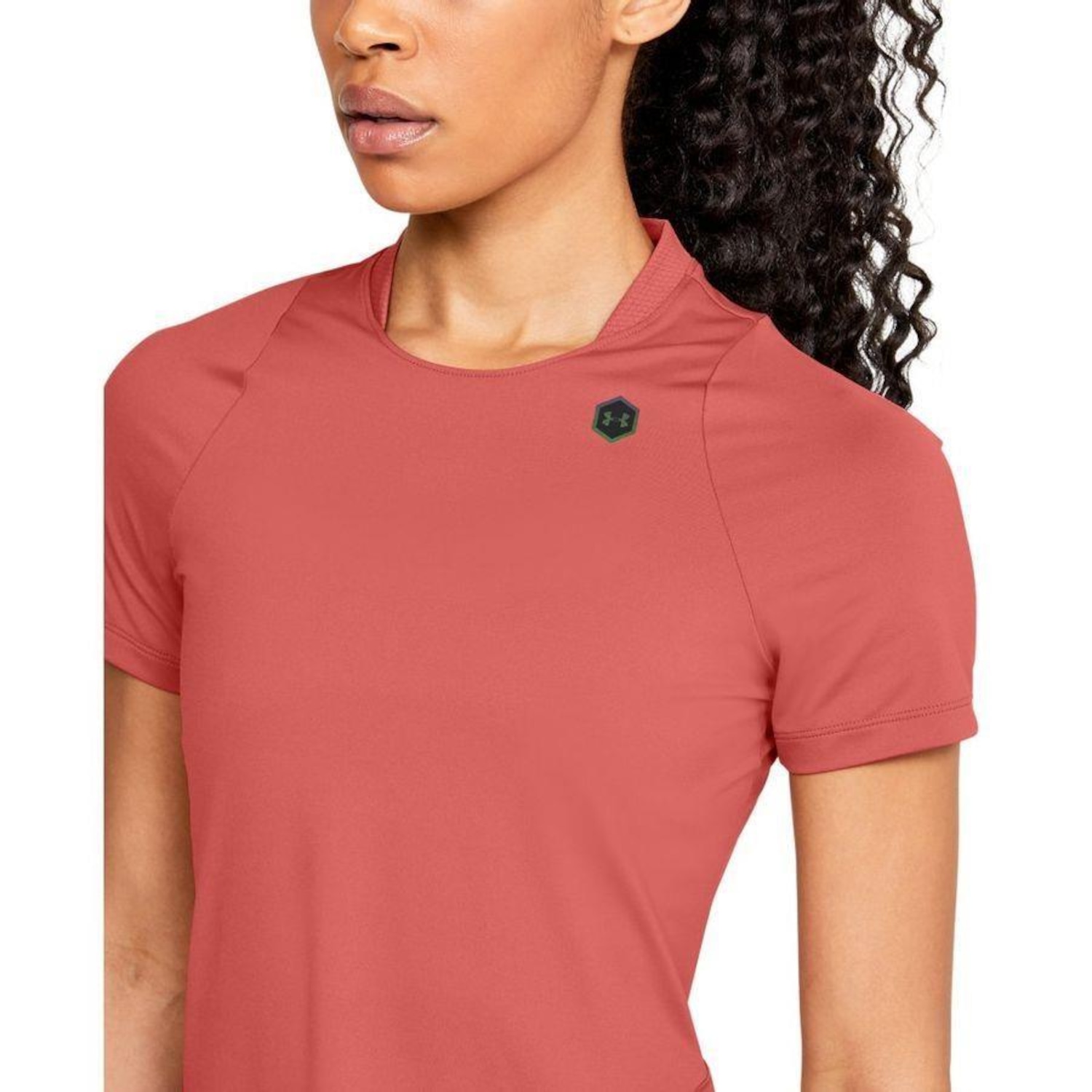 Camiseta Under Armour Rush Short Sleeve - Feminina - Foto 4
