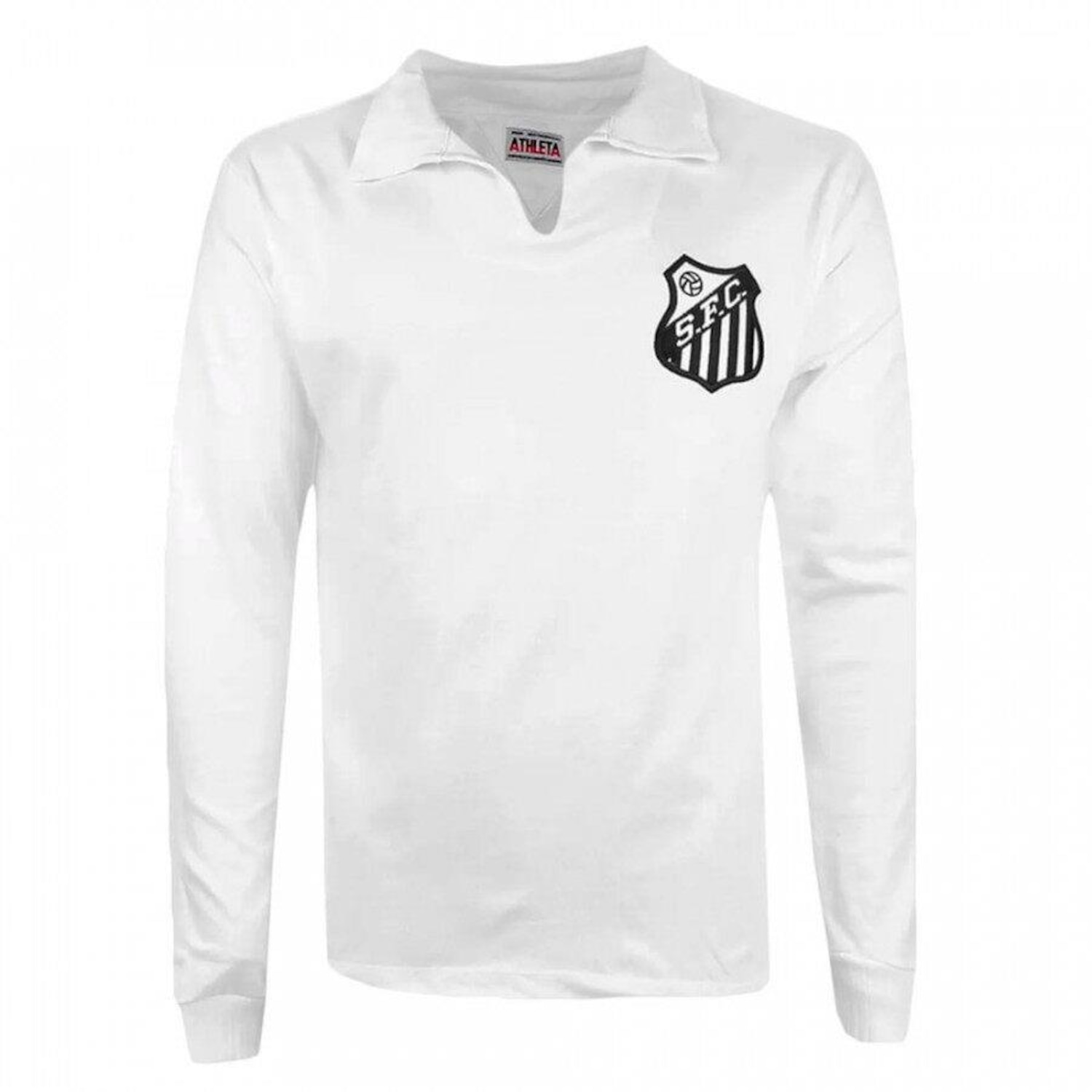 Camisa Polo Manga Longa Santos 62/63 Athleta - Masculina - Foto 1