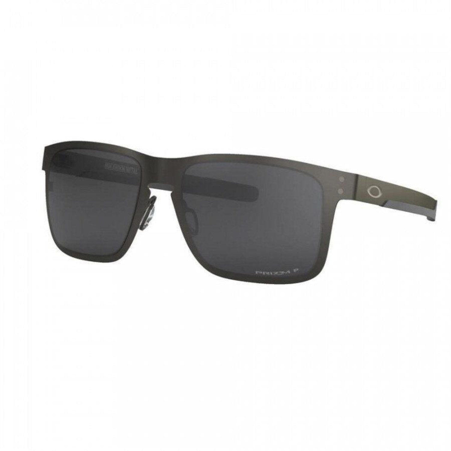 Óculos de Sol Oakley Holbrook Metal Matte Gunmetal W Prizm Polarized - Unissex - Foto 1