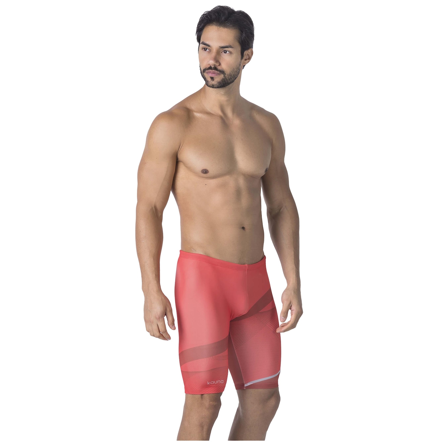 Bermuda de Natação Kauna Swim Tech Wave - Masculina - Foto 1