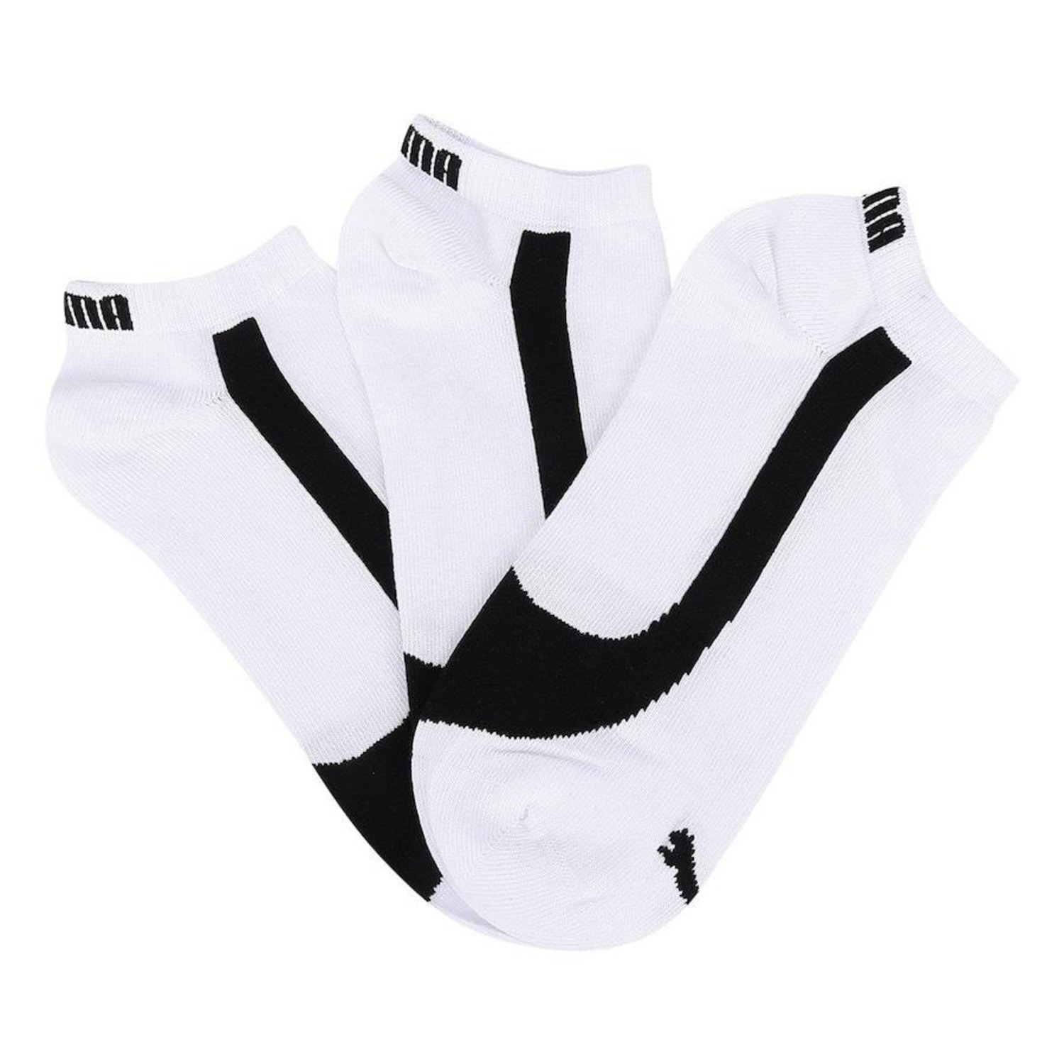 Kit Meia Sapatilha Puma - Masculina - 3 Pares - Foto 4