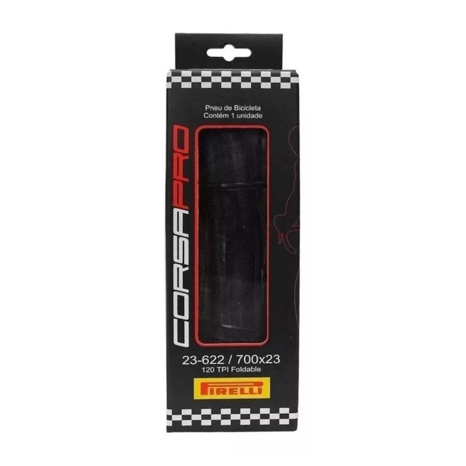 Pneu Pirelli Corsa Pro Kevlar 700x23 - Foto 1
