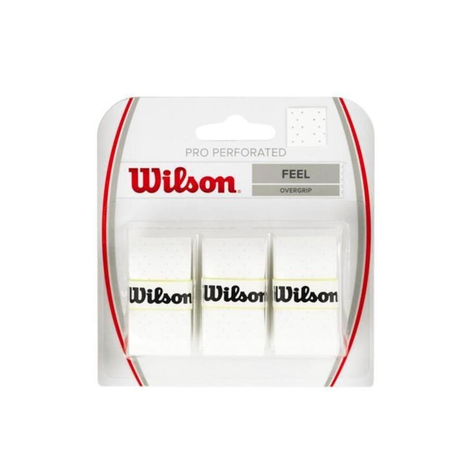 Overgrip Wilson Pro Perforated - 3 unidades - Foto 1