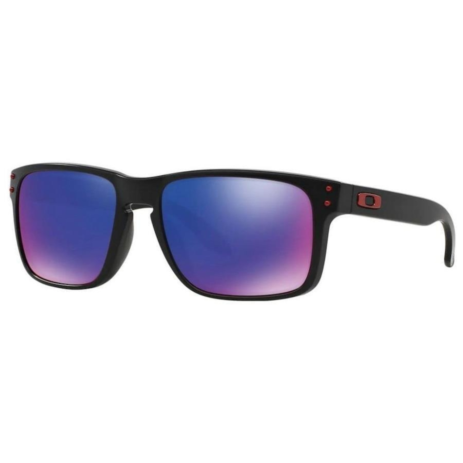 Óculos de Sol Oakley Holbrook Blk W/ Positive Red Iridium - Unissex - Foto 1